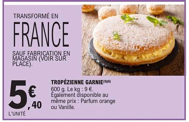 TROPEZIENNE GARNIE