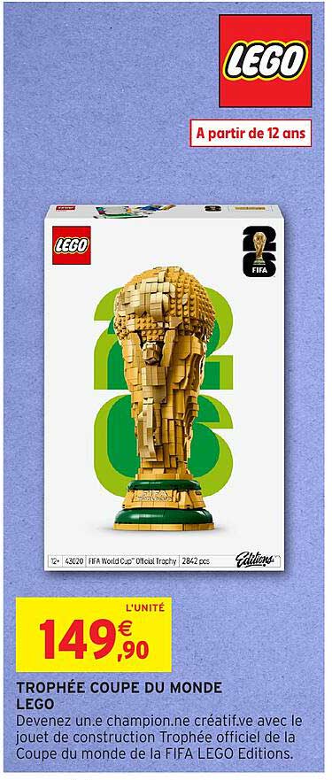TROPHEE COUPE DU MONDE LEGO