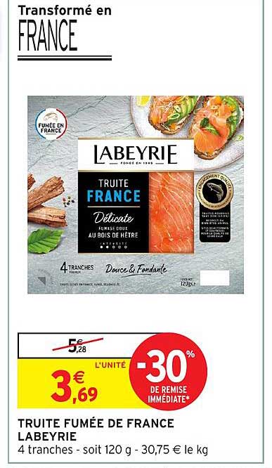 TRUITE FUMÉE DE FRANCE LABEYRIE