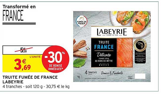 TRUITE FUMÉE DE FRANCE LABEYRIE