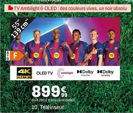 TV Ambilight & OLED : des couleurs vives, un noir absolu