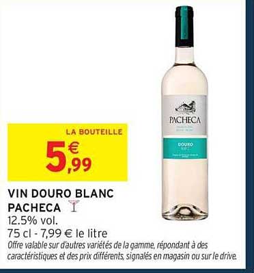 VIN DUOURO BLANC PACHECA