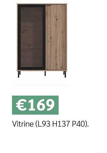 Vitrine (L93 H137 P40).