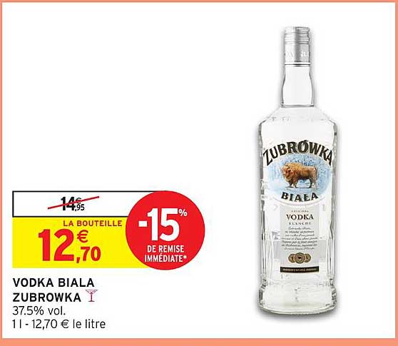 VODKA BIALA ZUBROWKA