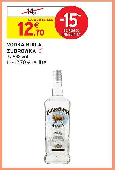 VODKA BIALA ZUBROWKA