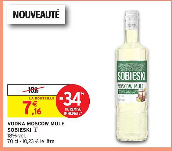 VODKA MOSCOW MULE SOBIESKI