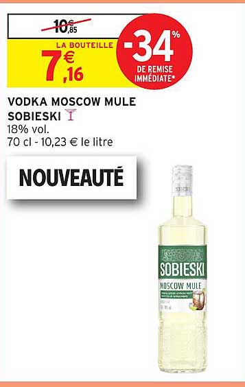 VODKA MOSCOW MULE SOBIESKI