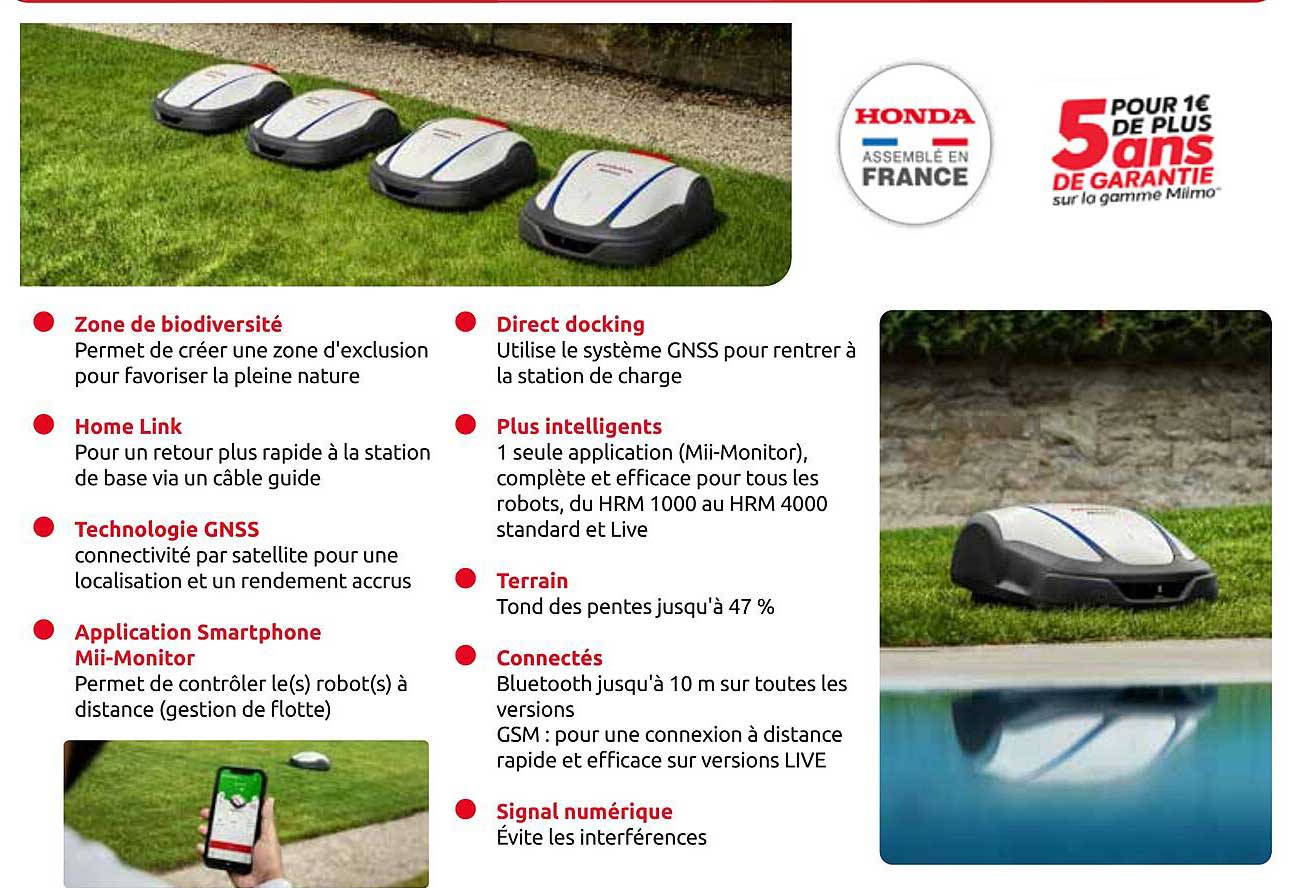 5 ans de garantie sur la gamme Miimo