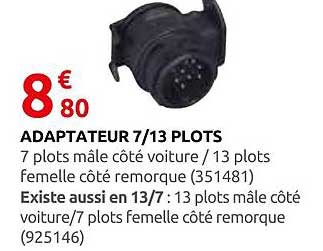 ADAPTATEUR 7/13 PLOTS