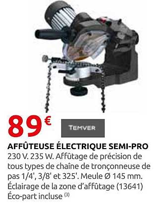 AFFÛTEUSE ELECTRIQUE SEMI-PRO