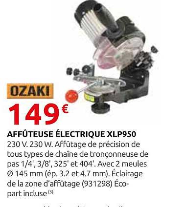 AFFÛTEUSE ÉLECTRIQUE XLP950