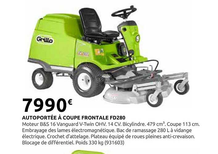 AUTOPORTÉE À COUPE FRONTALE FD280