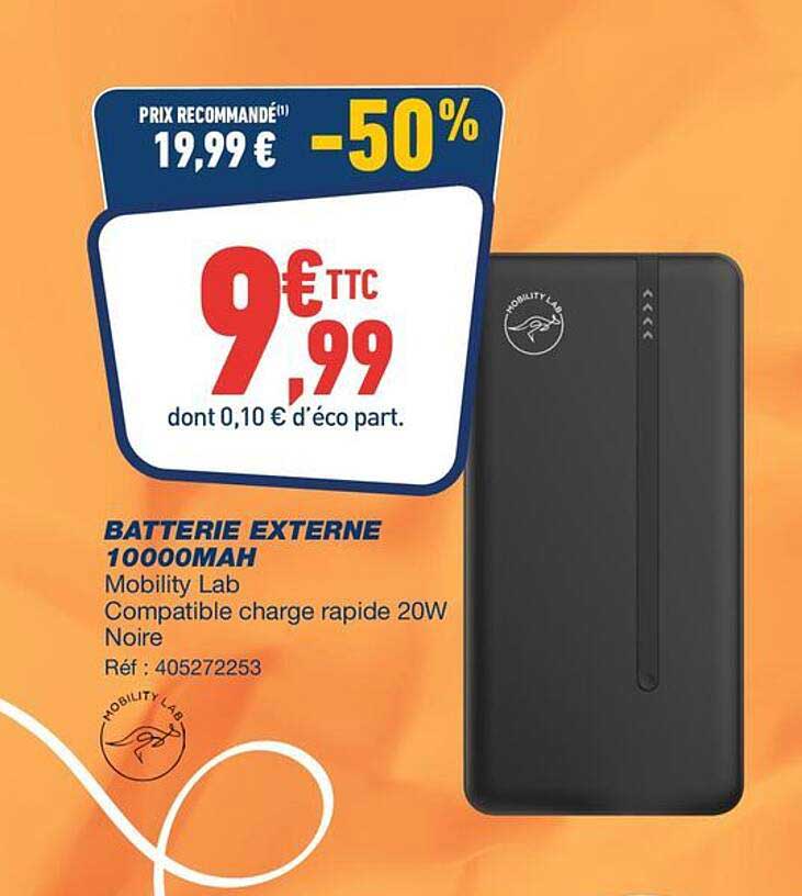 BATTERIE EXTERNE 10000MAH