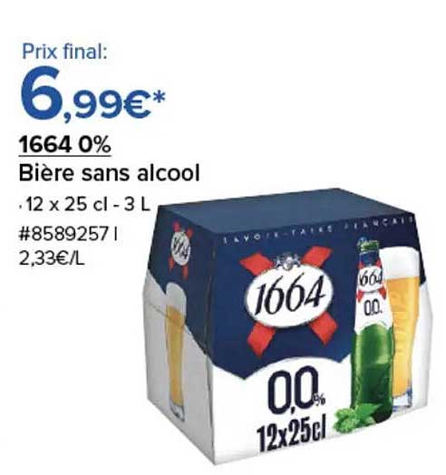 Bière sans alcool