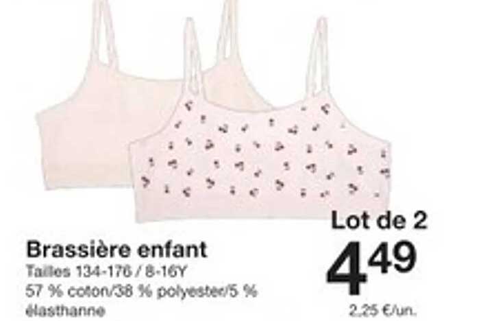 Brassière enfant