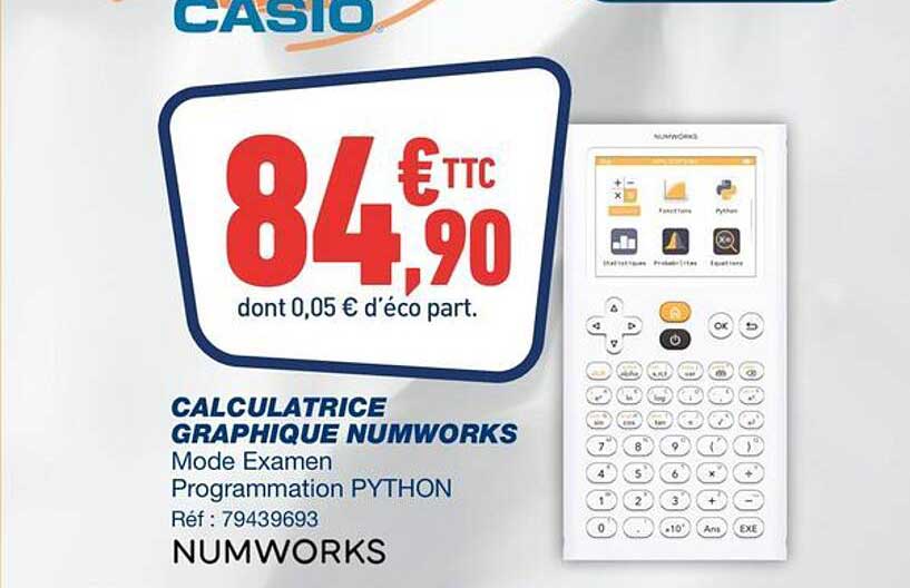 CALCULATRICE GRAPHIQUE NUMWORKS