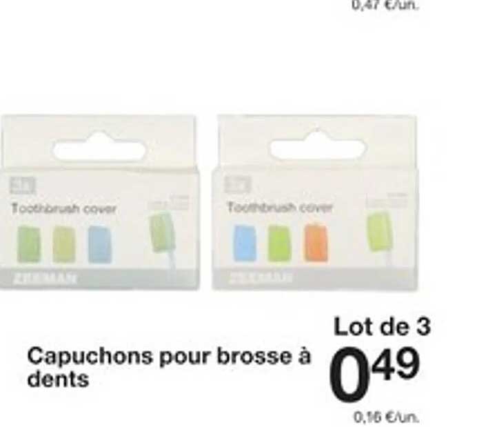 Capuchons pour brosse à dents