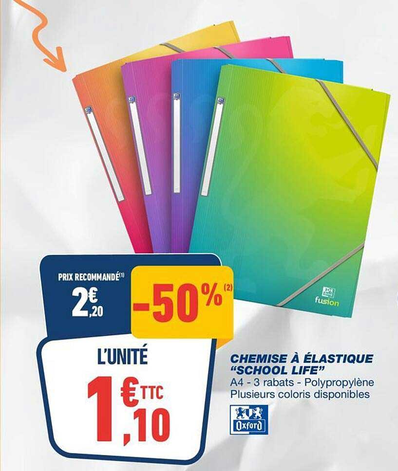 CHEMISE À ÉLASTIQUE “SCHOOL LIFE”
