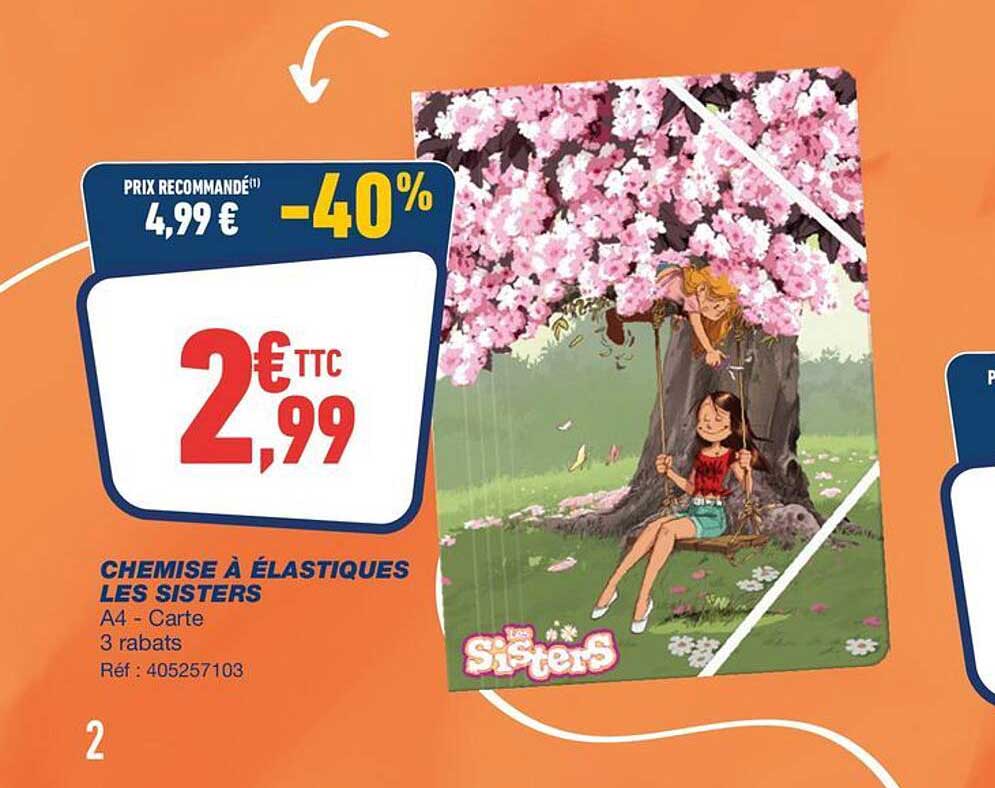 CHEMISE À ÉLASTIQUES LES SISTERS