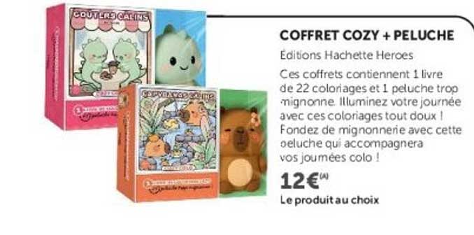 COFFRET COZY + PELUCHE