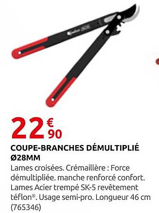COUPE-BRANCHES DÉMULTIPLIÉ Ø28MM