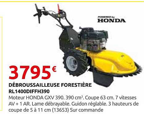 DÉBROUSSAILLEUSE FORESTIÈRE RL1400DIFFH390