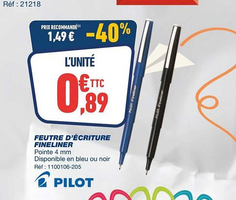 FEUTRE D’ÉCRITURE FINELINER