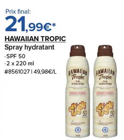 HAWAIIAN TROPIC Spray hydratant