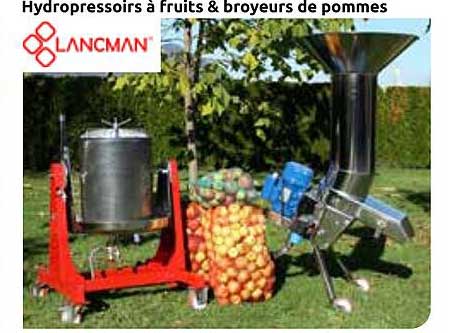 Hydropressors à fruits & broyeurs de pommes