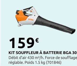 KIT SOUFFLEUR À BATTERIE BGA 30