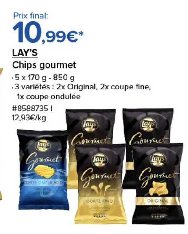 LAY'S Chips gourmet