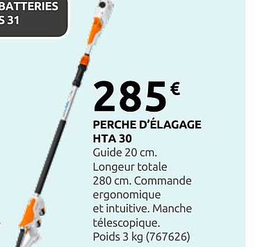 PERCHE D'ÉLAGAGE HTA 30