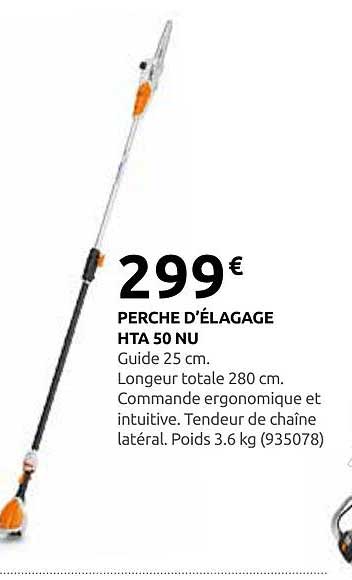 PERCHE D'ÉLAGAGE HTA 50 NU