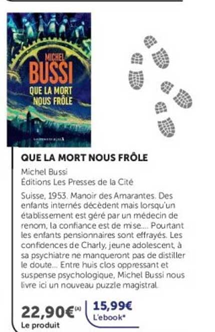 QUE LA MORT NOUS FROLE
