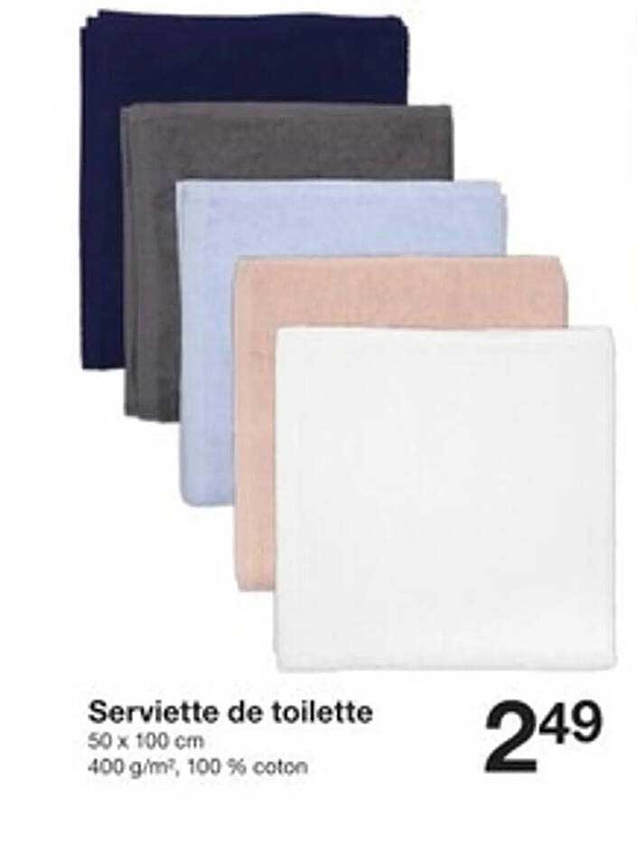 Serviette de toilette
