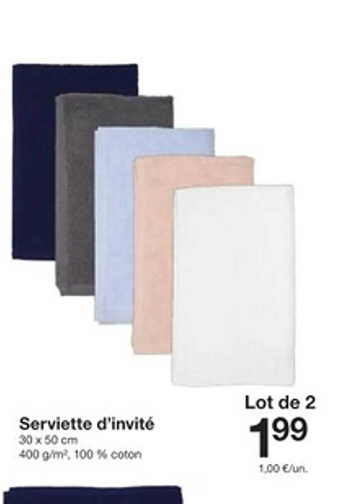 Serviette d'invité