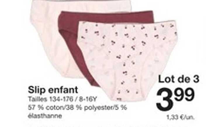 Slip enfant