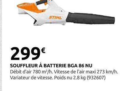SOUFFLEUR À BATTERIE BGA 86 NU