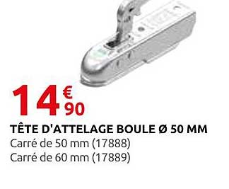 TÊTE D'ATTELAGE BOULE Ø 50 MM