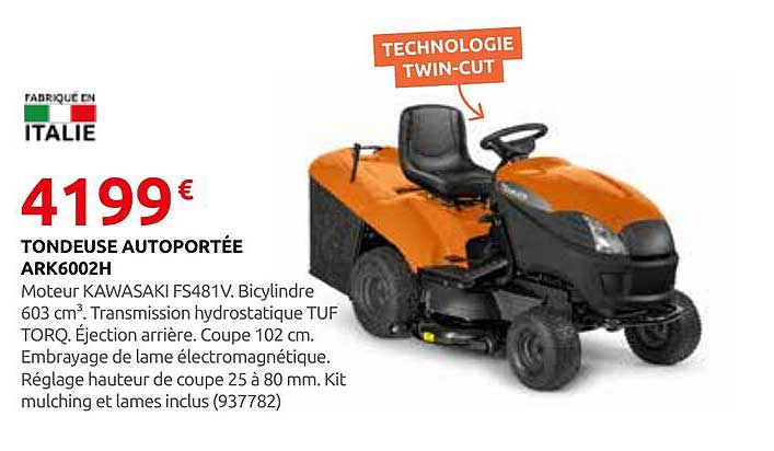 TONDEUSE AUTOPORTÉE ARK6002H