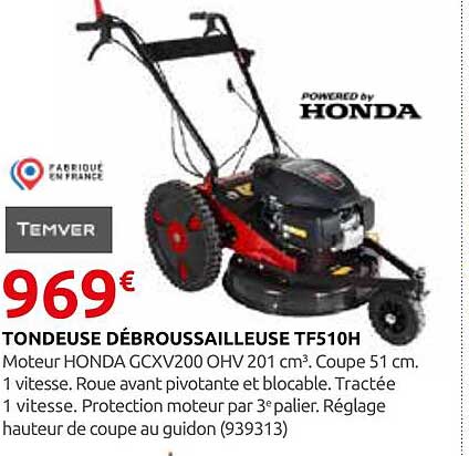 TONDEUSE DÉBROUSSAILLEUSE TF510H