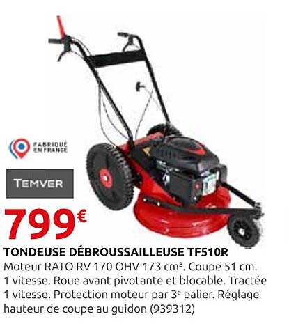 TONDEUSE DÉBROUSSAILLEUSE TF510R