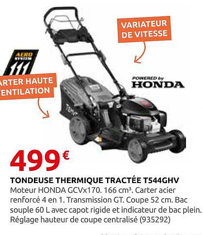 TONDEUSE THERMIQUE TRACTÉE T544GHV