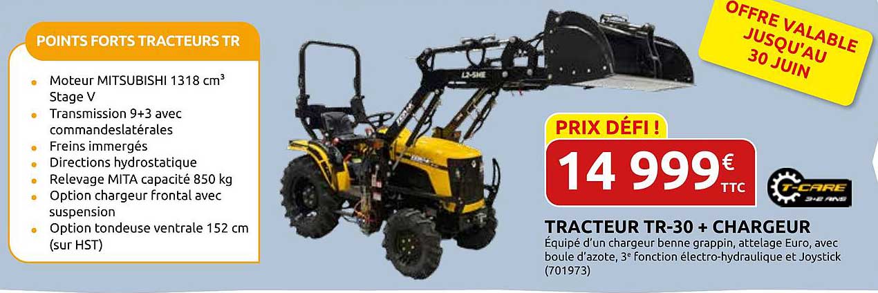 TRACTEUR TR-30 + CHARGEUR