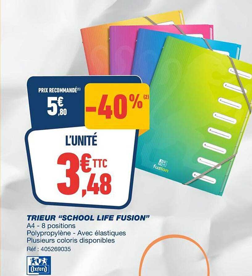 TRIEUR “SCHOOL LIFE FUSION”
