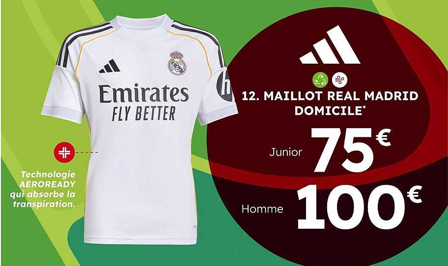 12. MAILLOT REAL MADRID DOMICILE*