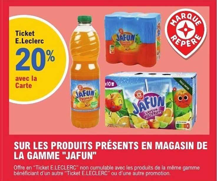 20% avec la Carte
