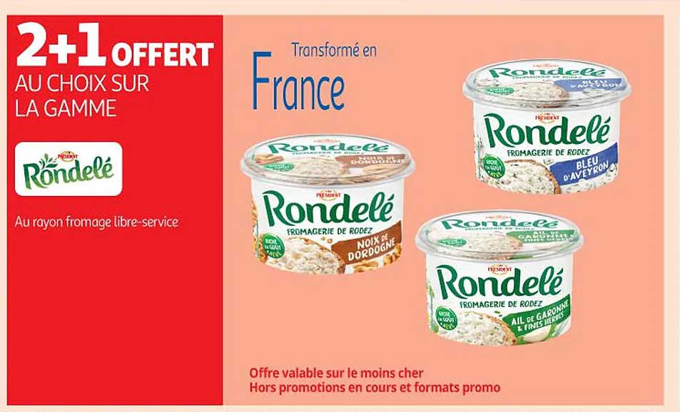 2+1 OFFERT AU CHOIX SUR LA GAMME