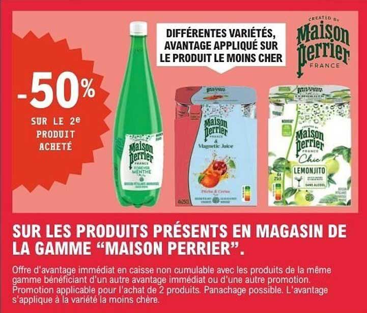 -50% SUR LE 2È PRODUIT ACHETÉ