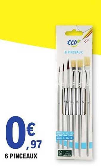 6 PINCEAUX